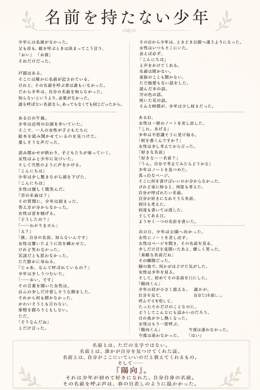 あなたの「読みたい」を小説・シナリオにします 「こんな物語が読みたい」を、あなただけの一作に。 イメージ2