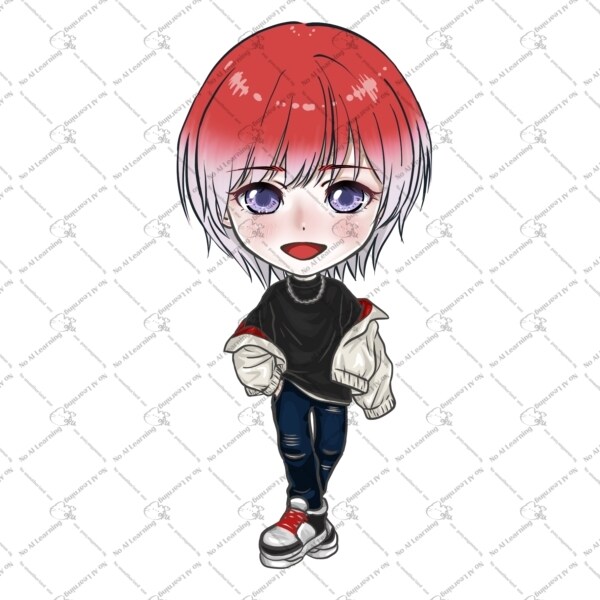 商用利用可SDキャラ描きます あなたの立ち絵をポップで可愛いミニキャラにします イメージ2