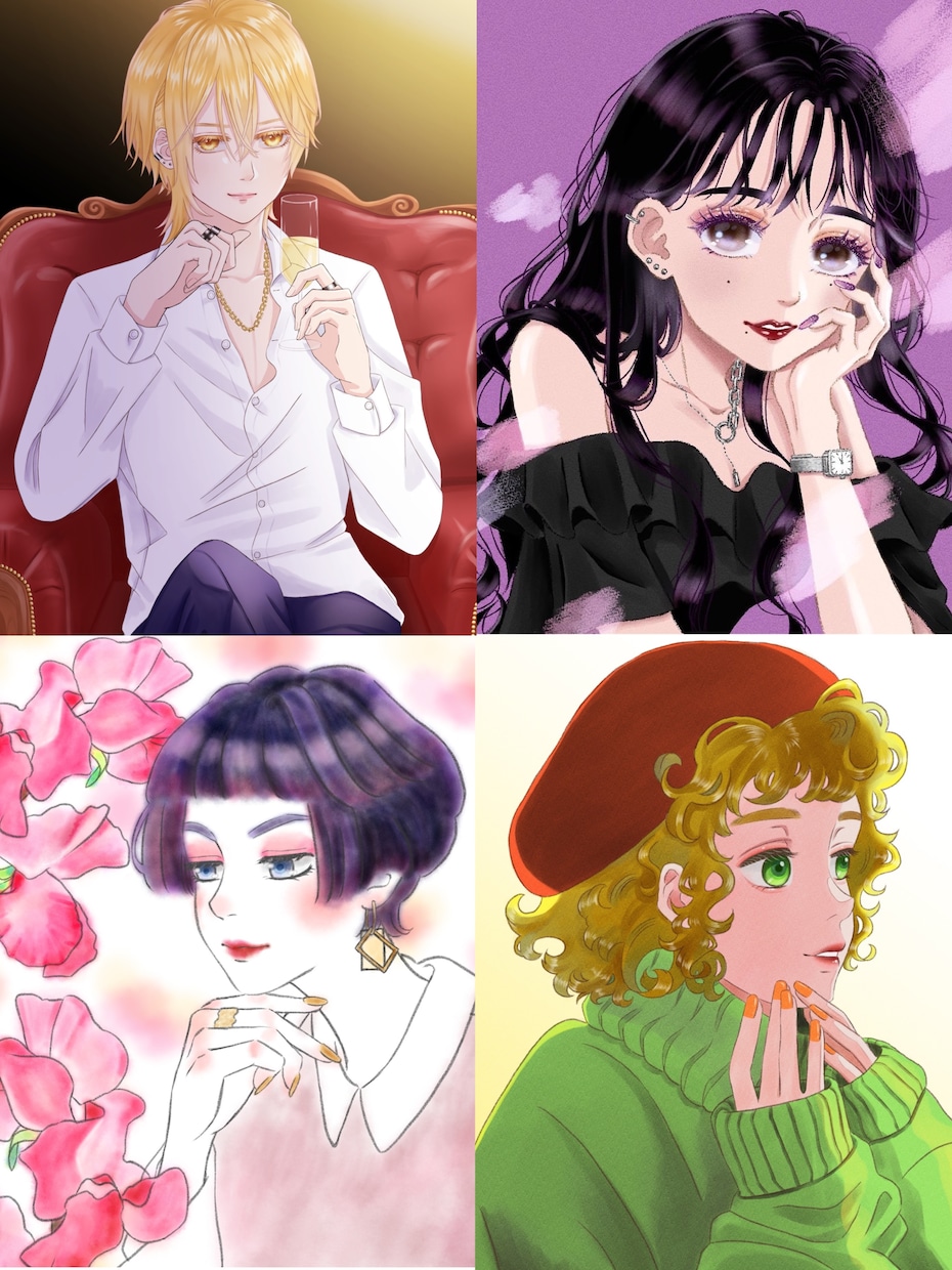 様々なテイストで年齢性別問わずイラスト対応できます 使用用途に合わせて希望に沿ったものにできるよう頑張ります！ イメージ5