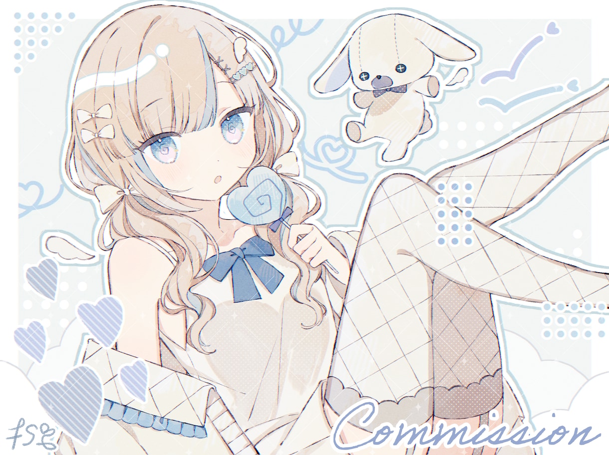 人物イラストを描きます ほんわか可愛い雰囲気のイラストが得意です！ イメージ5