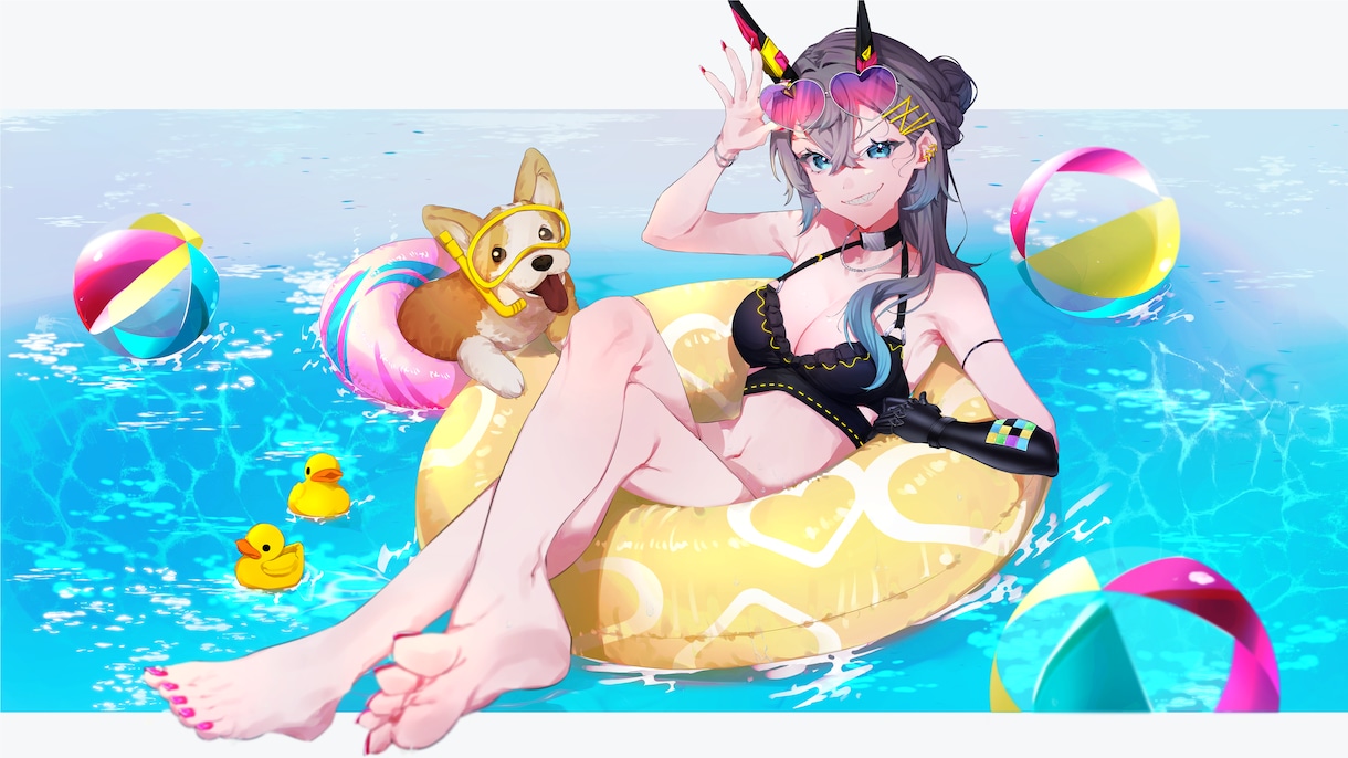 値上げ前価格｜目惹く美麗な絵柄でイラスト制作します 高クオリティ｜華やかで美しい絵柄とキャラデザが得意です イメージ2