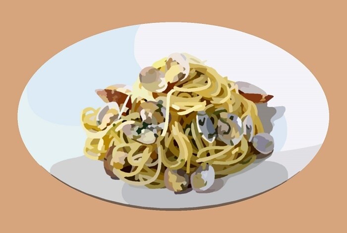 料理の写真を基に絵画風のイラストにします 料理をイラストにすると美味しそうに見えます イメージ8