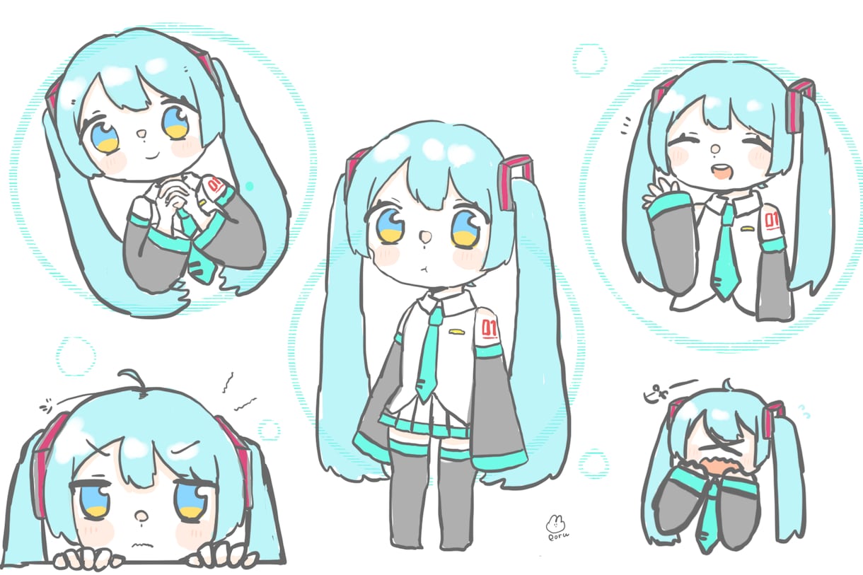 アイコン描きます ふわふわな絵柄でどんな子も可愛く描きますよ( ¯﹀¯ ) イメージ2