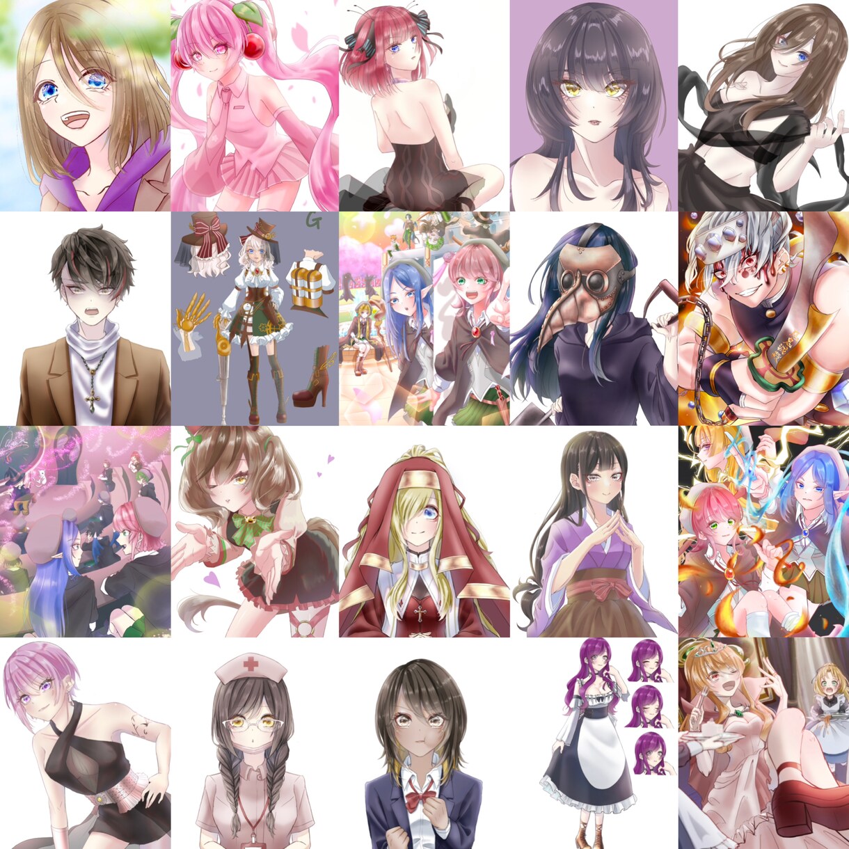 キラキラなイラスト描きます 商業利用可！イラスト差分対応！ イメージ10