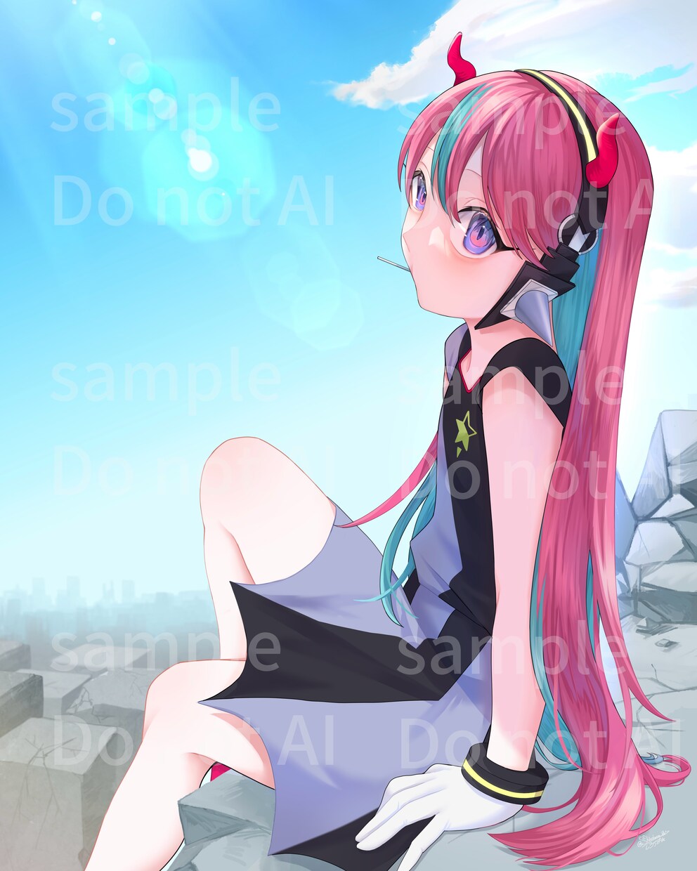 VTuber様、活動者様用イラスト制作します 動画のサムネイルや一枚絵が得意です！お気軽にご相談ください！ イメージ7