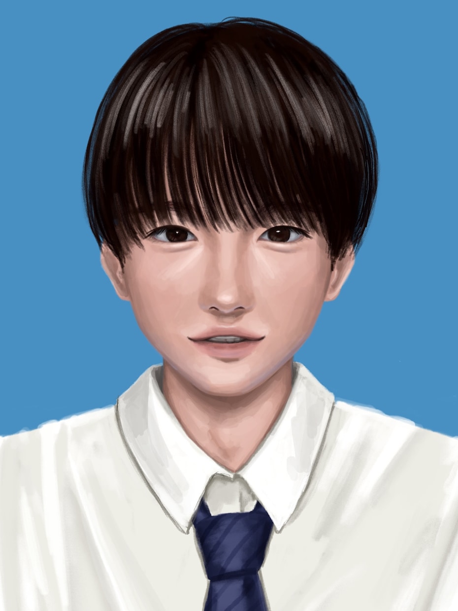 厚塗りでリアルタッチの女の子を描きます 似顔絵も描けます❣️アイコンなどにぜひ(^^)！ イメージ10