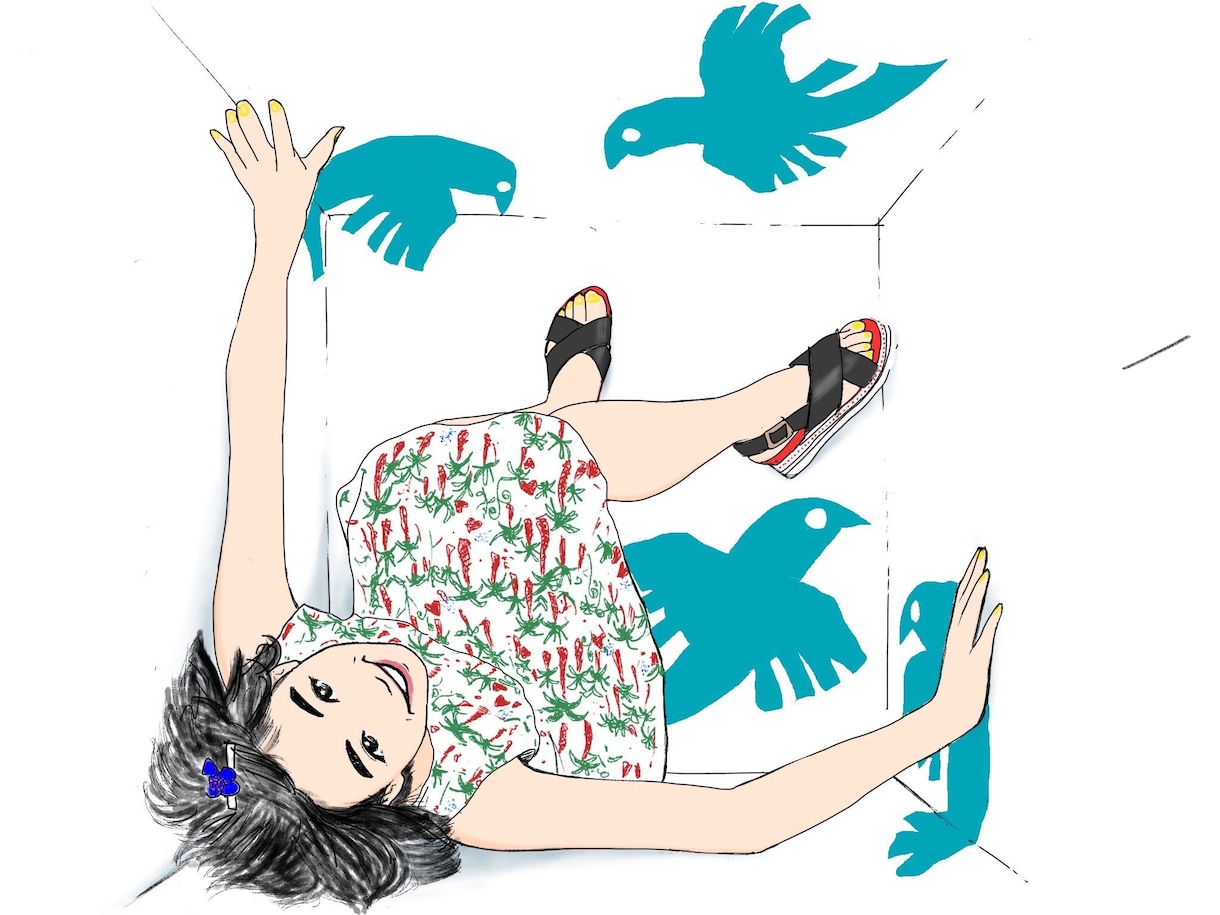 シンプルで温かみのある似顔絵やイラスト描きます 暖かみのある線画にシンプルな着色が特徴的です。 イメージ9