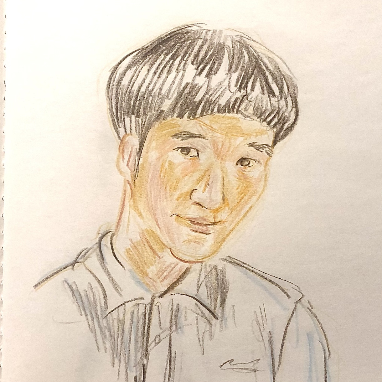 アイコンや装飾に⭐️スケッチ風に描きます 暖かさのある似顔絵作成します！ イメージ4