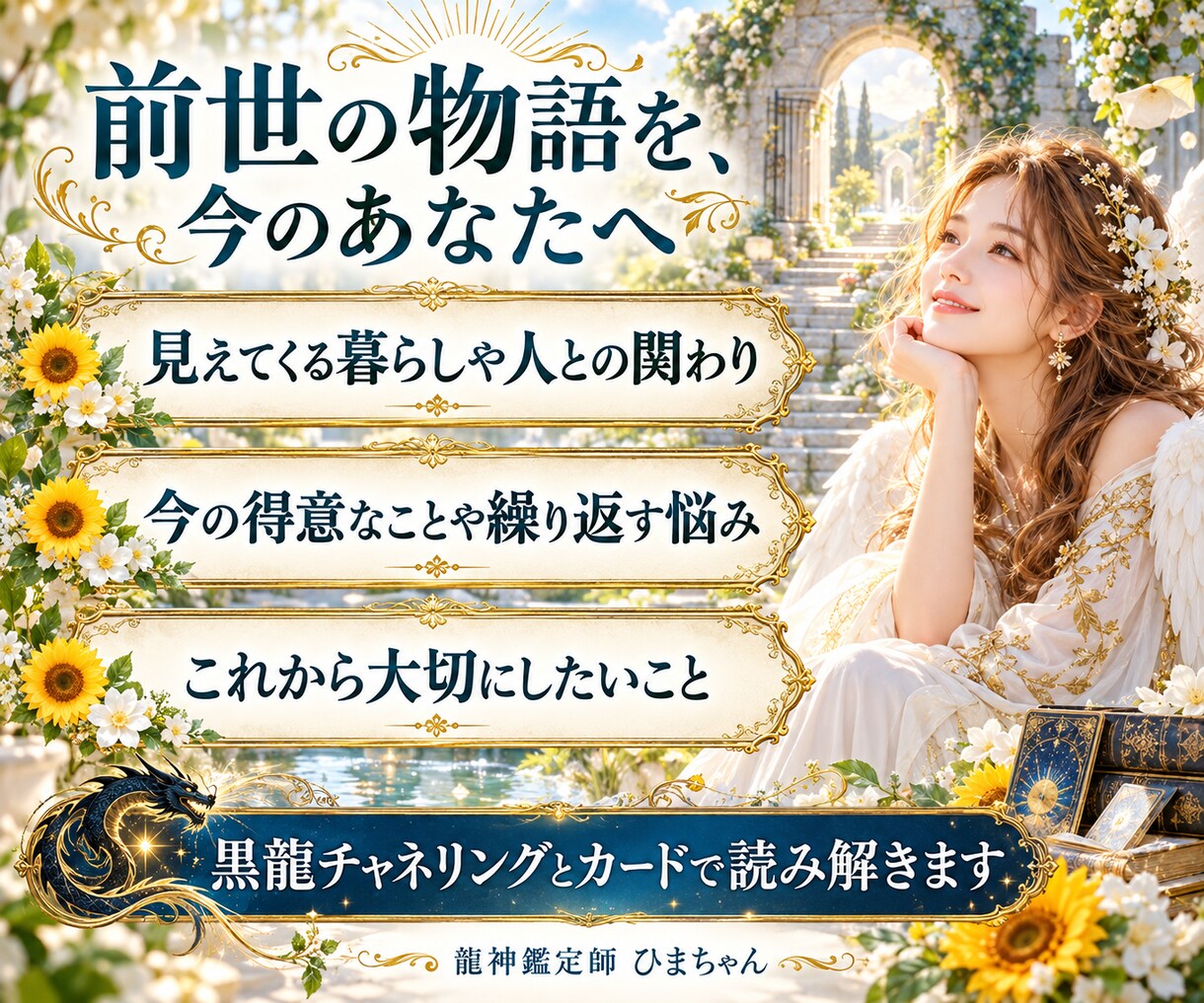 あなたの前世と今につながる才能やご縁を霊視します どんな人生を生きたのか、繰り返す悩みや気になるご縁も読みます イメージ3