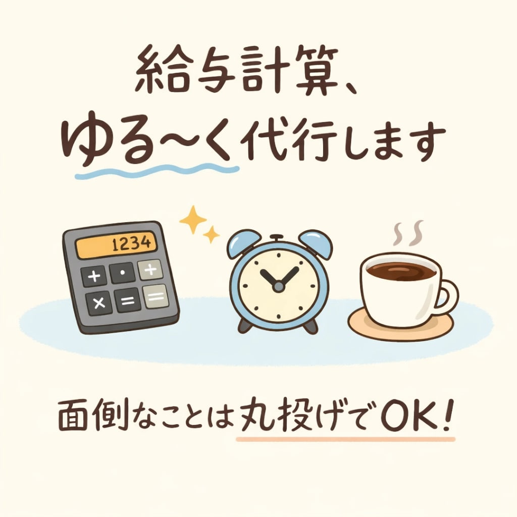 給与計算すべてやります 現役の会計事務所職員がやります イメージ1