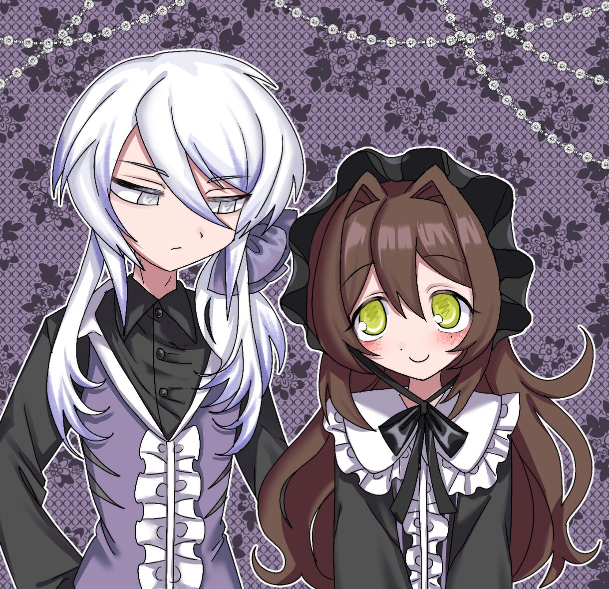 オリジナル、GL、BL、コンビ絵等の２人絵描きます 2名のイラストか、単体イラストを２枚お描きします！ イメージ5
