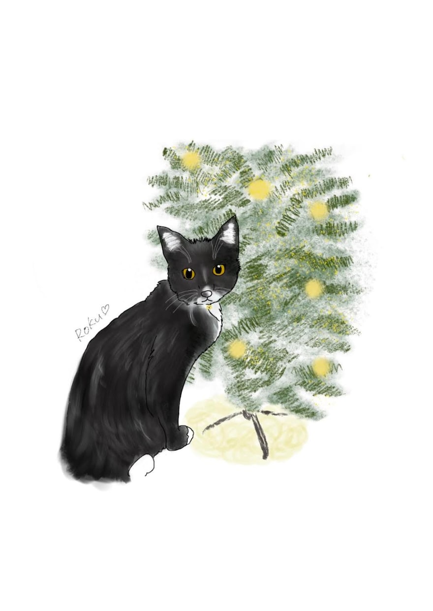 写真をシンプルにほっこりする線画で描きます アイコンに！プレゼントに！癒されるイラストにします♡ イメージ10