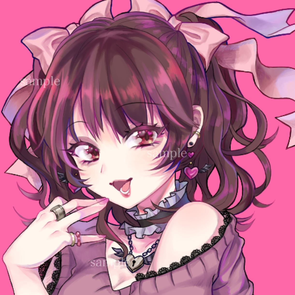SNS用のアイコンイラスト制作します 版権キャラもオリジナルキャラもお任せください！ イメージ1