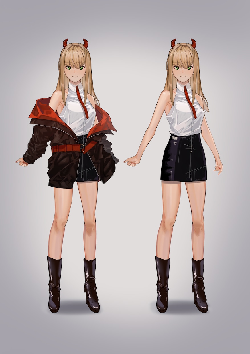 キャラクターデザイン・Live2D用立ち絵承ります オリジナルキャラクターが欲しい方ぜひ イメージ2