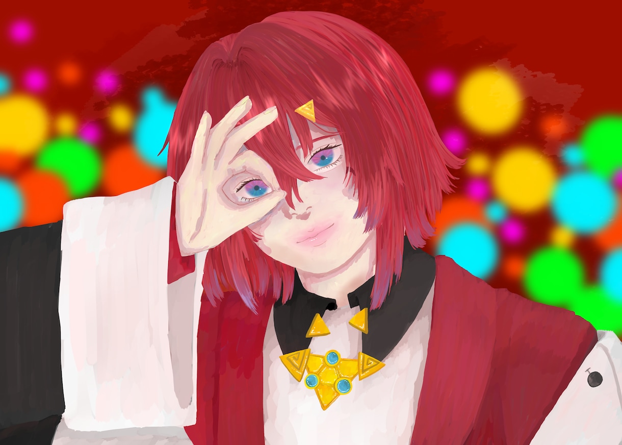 SNSアイコン作成します デジタルイラストでアナログのようなタッチを！ イメージ1