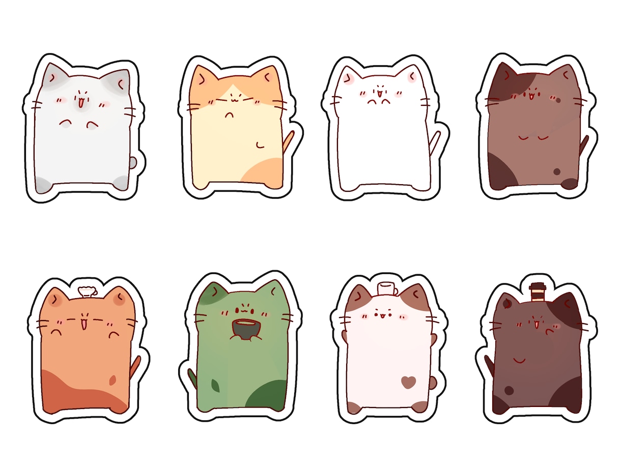 うちの子描きます 猫ちゃん限定であなたの飼っている猫ちゃんのイラスト描きます イメージ2