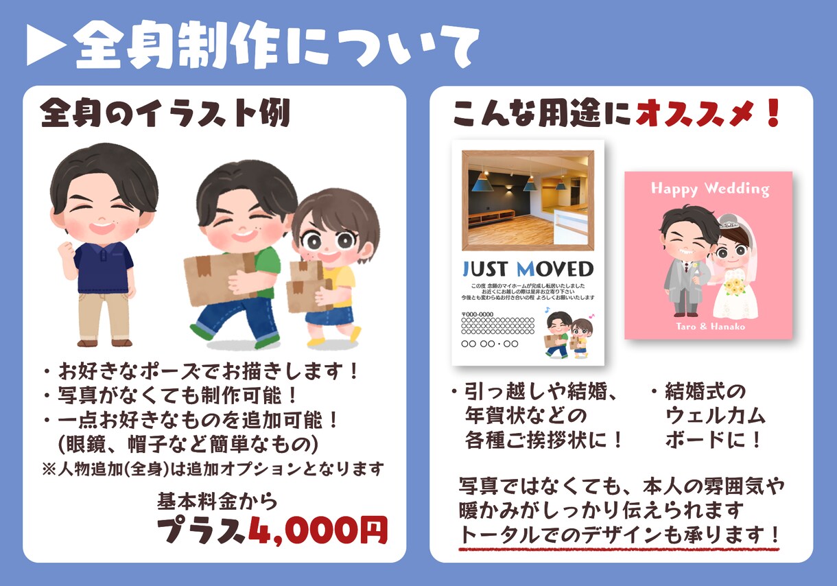 暖かみのある個性的な似顔絵描きます 名刺･SNSに！印象に残る似顔絵を使ってみませんか？ イメージ4