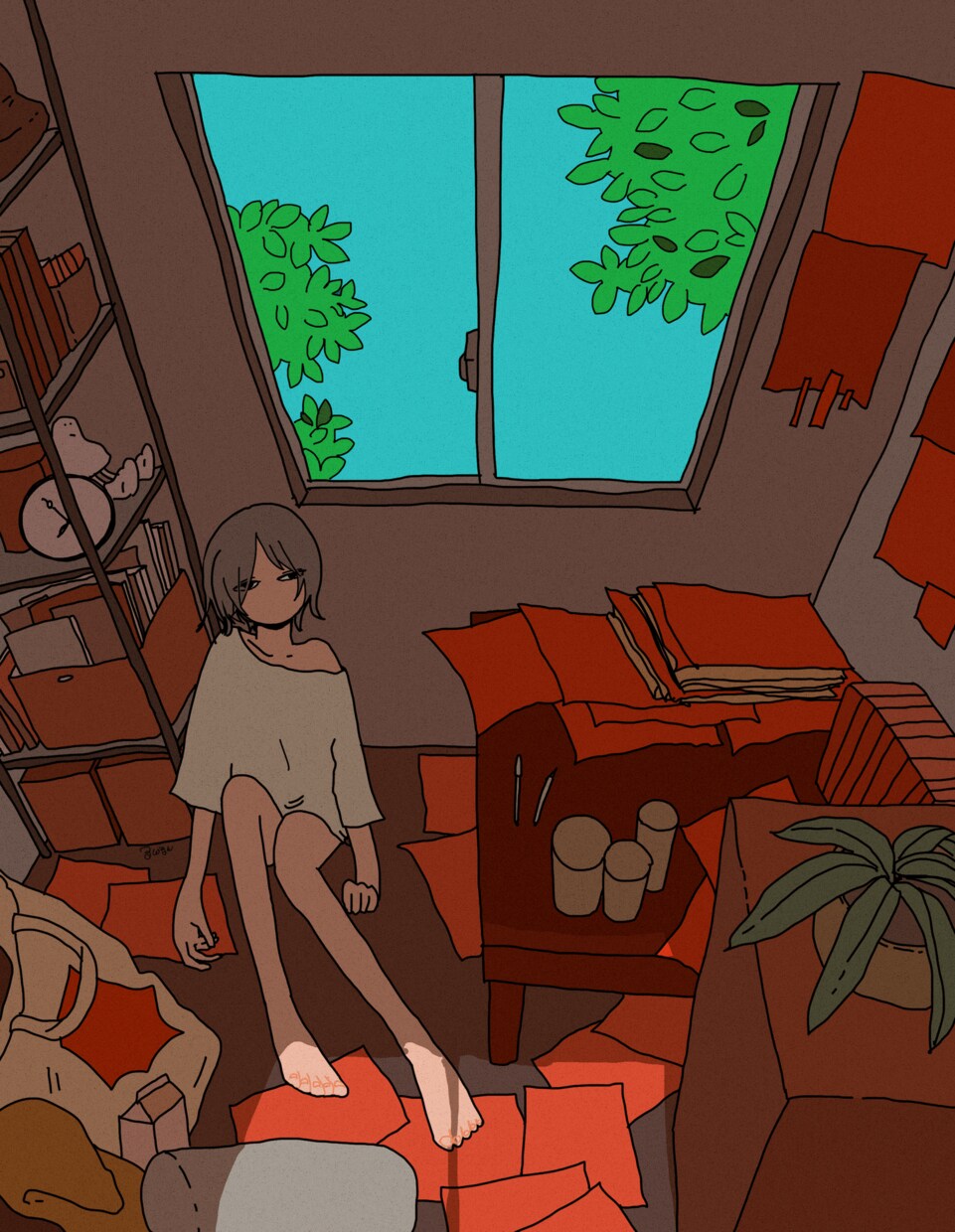 CDジャケットやMVに使えるイラストを描きます オシャレで密度の高い、目を引くイラストです！ イメージ4