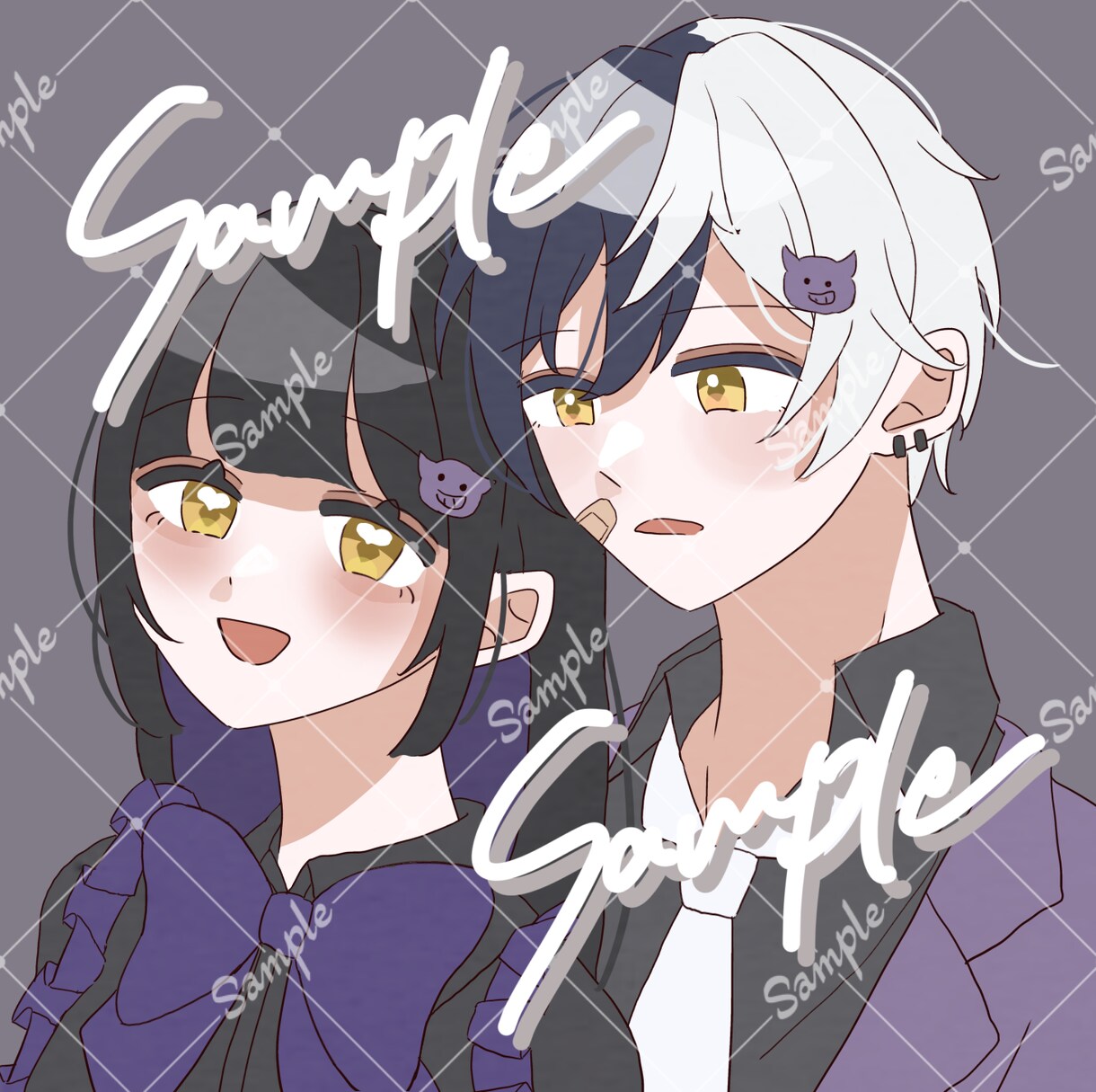 量産夢絵、コテ同を描きます かわいい男女を描くのが大得意の絵師が描かせていただきます! イメージ1