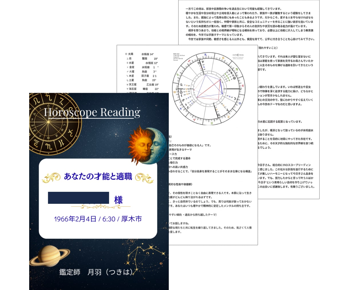 才能・適職・向いている仕事を占星術で読み解きます 天職に繋がる自分の強み、向いている働き方を徹底分析！ イメージ8
