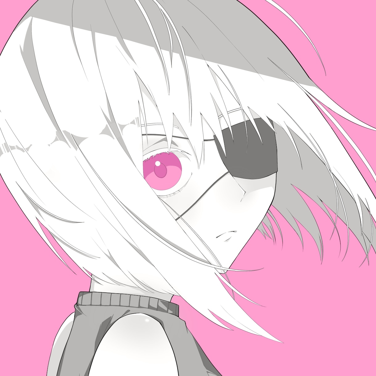 シンプルなSNS用イラスト作成します SNSアイコン等に使えるモノクロ単色イラスト描きます！ イメージ5