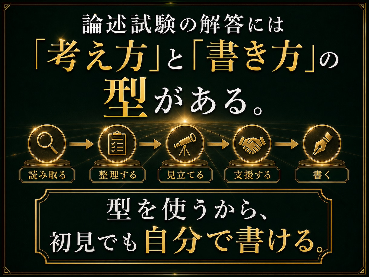キャリアコンサルタント論述試験合格、請負います 試験再挑戦の方には目から鱗のメソッドです。抜群の実績と評価！ イメージ3