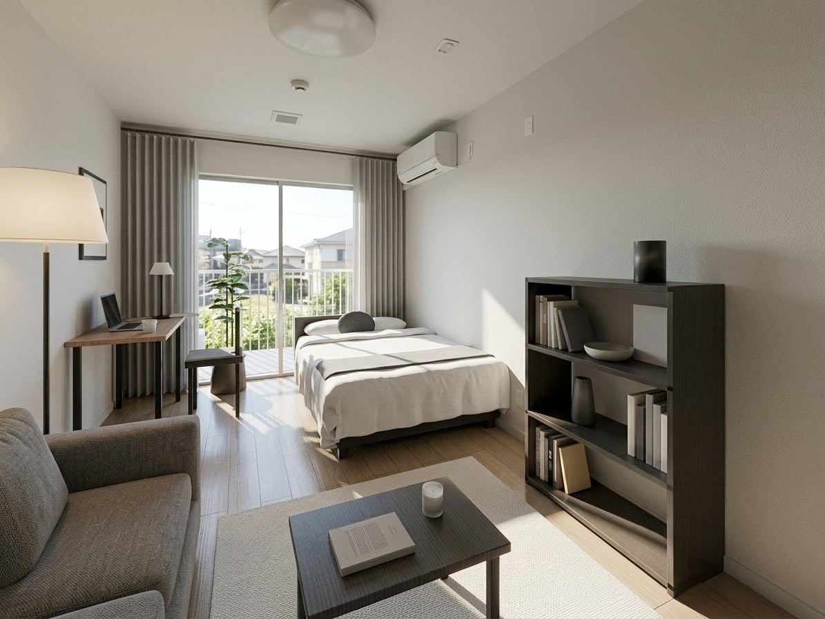 ワンルーム1Kで、レイアウトデザインをご提案します 素敵なお部屋になるよう全力を尽くします イメージ3
