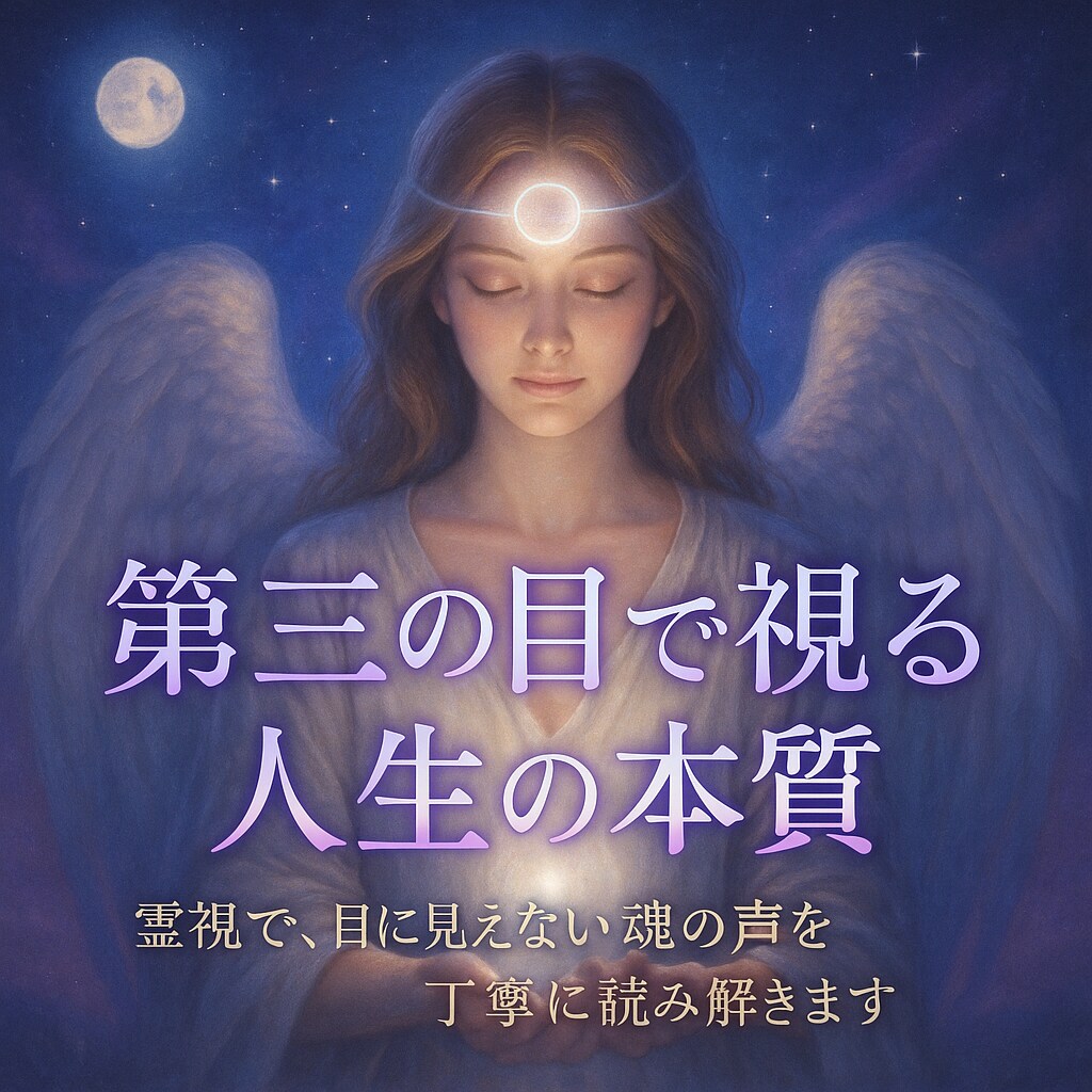 子宝や人生・恋愛全般まで特殊な霊視で鑑定します あなたの魂に深くアクセスし、本質を見極める霊視を鑑定します イメージ4
