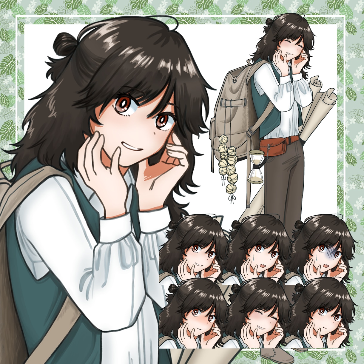 ＴRPG等の立ち絵をお描きします 可愛い絵柄であなただけのキャラクターを イメージ6