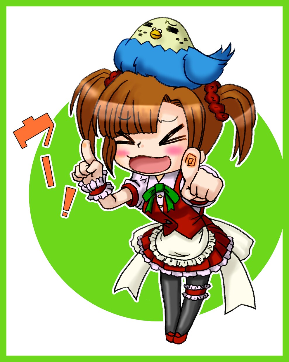 デフォルメしたアイコン向けイラストを描きます アナログなラクガキぽい絵になります イメージ1