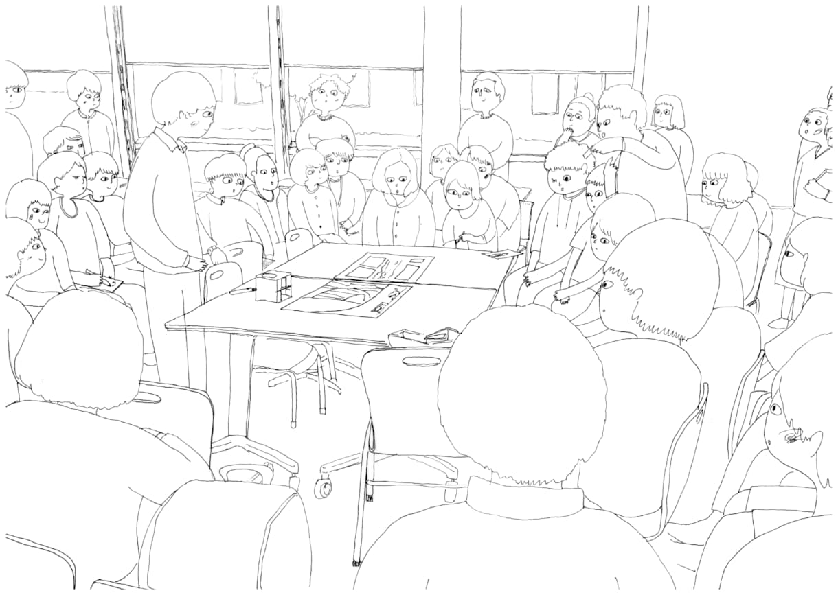 個性派イラスト（モノクロ）でプレゼンを引き立てます 【現役2級建築士による、建築イラストパース作成サービス】 イメージ10