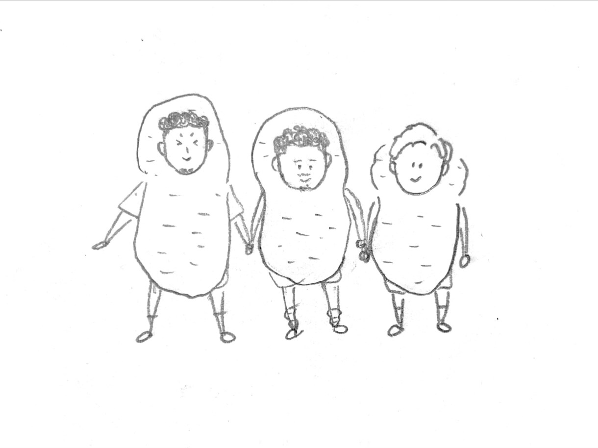 ゆるくてシンプルなタイプの似顔絵を描きます 手描きならではの温かい雰囲気の出るタッチで個性を出そう☺︎ イメージ1