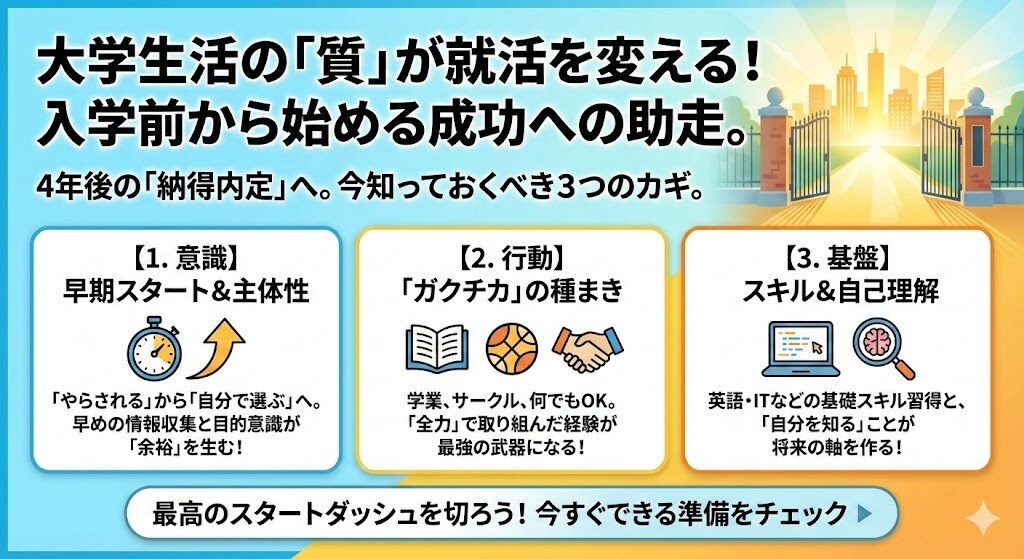 旧帝大卒 | 就活に役立つ大学での過ごし方教えます 《高校生対象》目的意識のある進路設計から合格までコミット！ イメージ1
