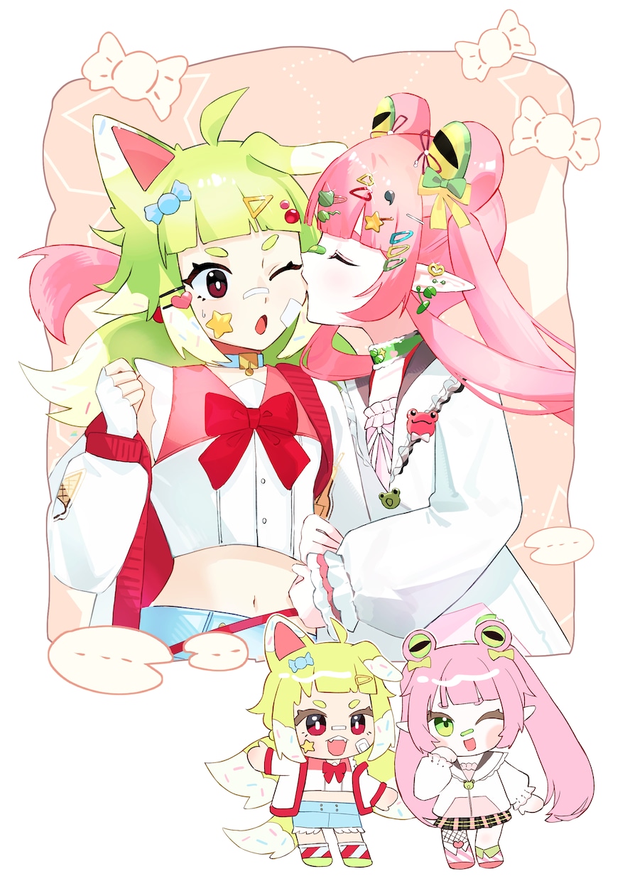 夢絵、カップルイラスト描きます NL、BL、GL、夢絵など柔軟に対応可能！ イメージ4