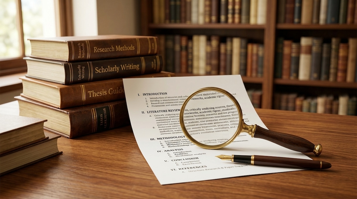 学術書分析・論文構成を支援します 探究論文・卒論・修論を構造分析から設計まで伴走 イメージ1