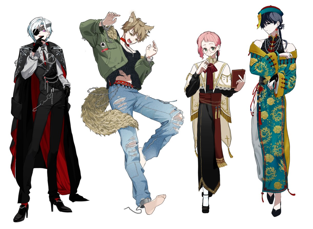 男女不問！キャラクターのイラストを制作しています 顔のみから全身まで幅広いテイストでイラストを描いています！ イメージ8