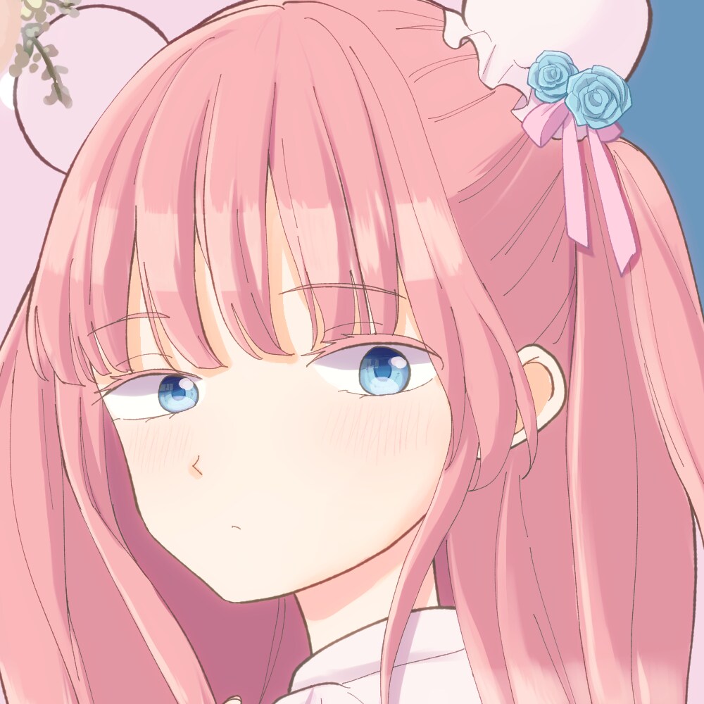 SNS映えかわいい萌えアイコン描きます 可愛い、ふわふわ、ポップな美少女SNSアイコン イメージ1
