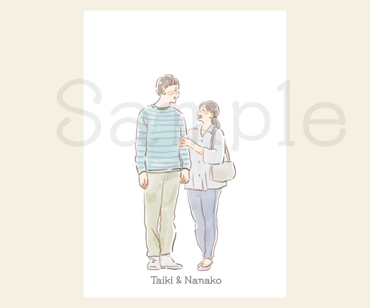 ふわっと似せでかわいい＆親しみやすい似顔絵描きます 幸せな気持ちになるイラスト/アイコンで日常に笑顔をプラス イメージ8