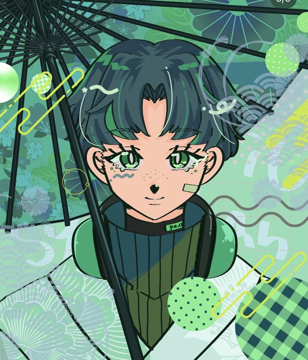 レトロポップなMV風イラスト制作します サブカル・配信向けの個性派イラスト描きます イメージ3