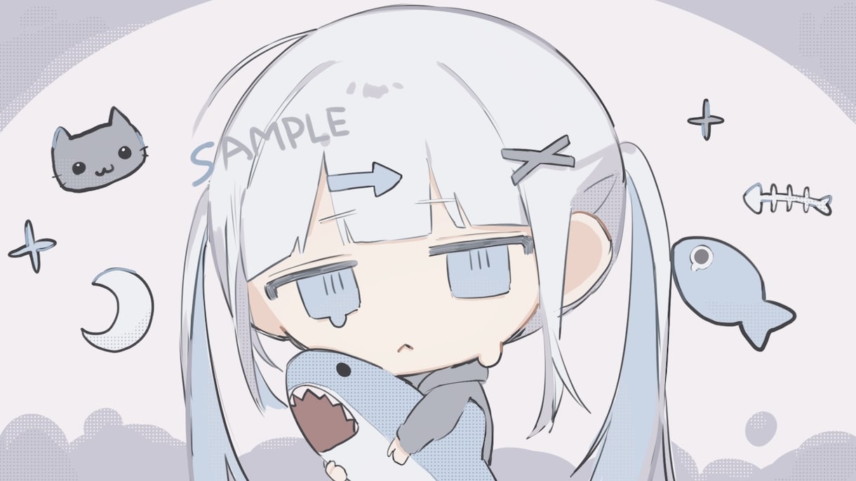 デフォルメされたかわいいイラストお描きします アイコン、MVイラスト、サムネ、グッズ等 イメージ2