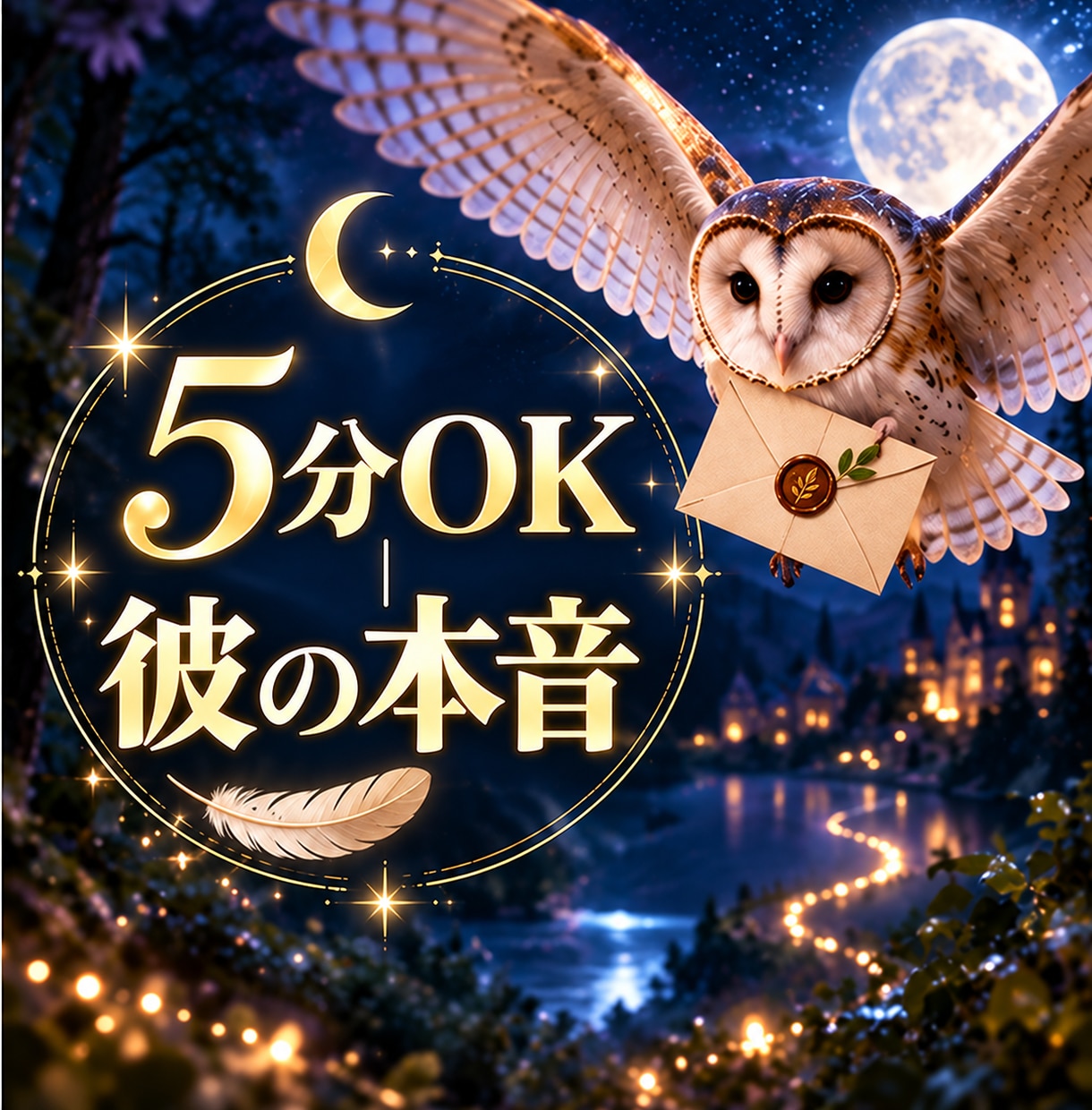 5分OK｜連絡すべきか迷う夜の本音を読みます 迷いが一つなら5分で。彼の本音と今夜の一手をお伝えします イメージ4