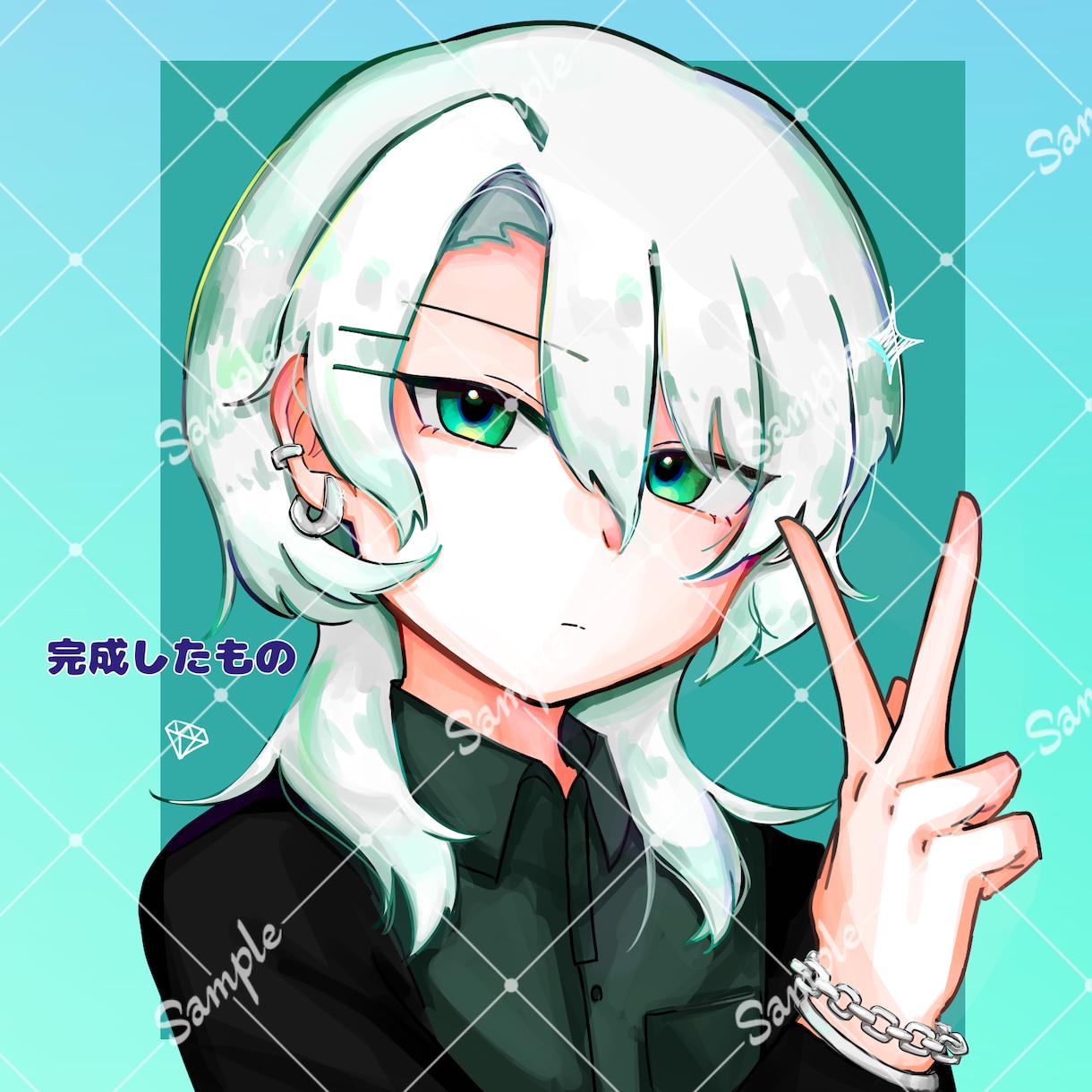 カラフルでポップな、目を引くアイコンを描きます 厚塗りの質感のあるイラストを制作いたします イメージ1