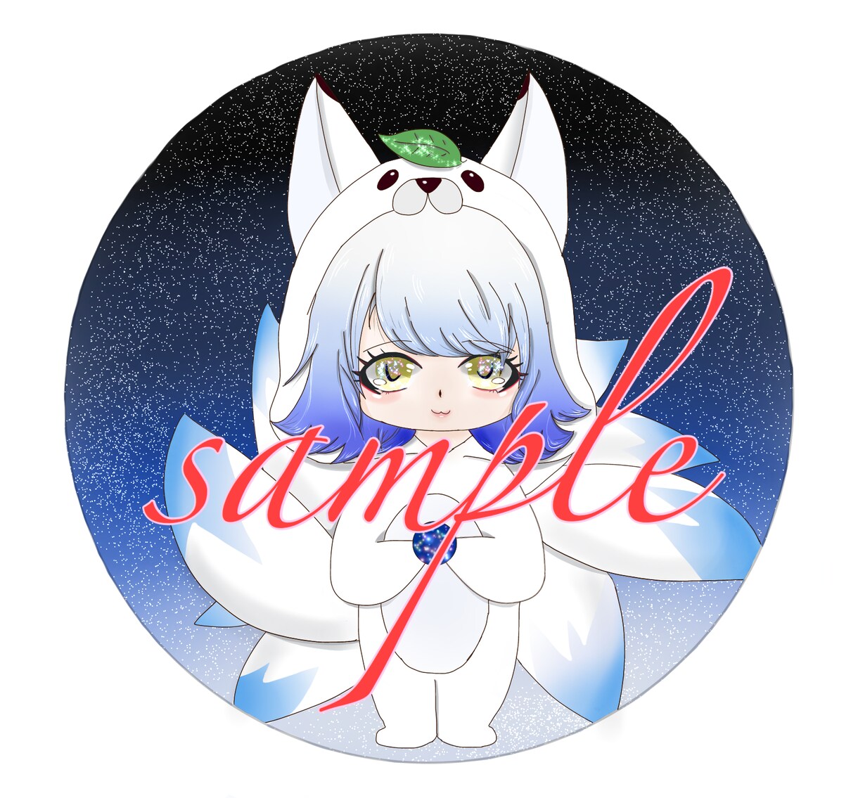 全身以外のアイコン、イラストを作成します 色合い濃いめのクッキリ絵！素人画ですが絵を描くのは大好き！ イメージ3