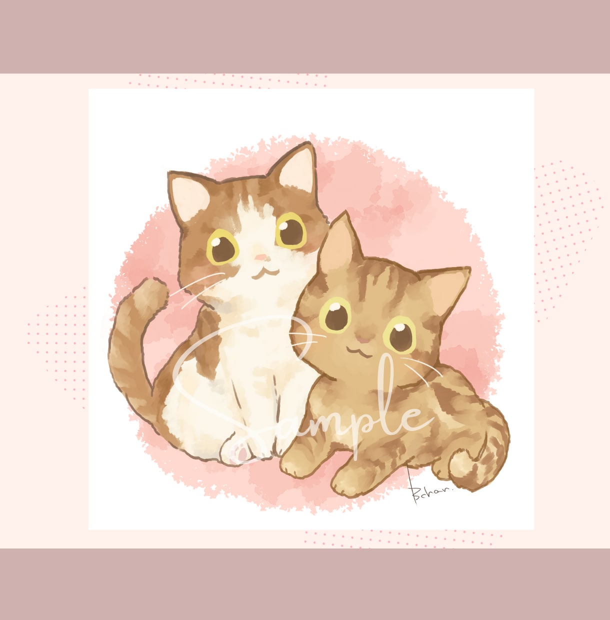 厚塗りでもふっとかわいいペットイラスト制作します SNSアイコン、グッズ、プレゼントにぴったりなイラストです イメージ5