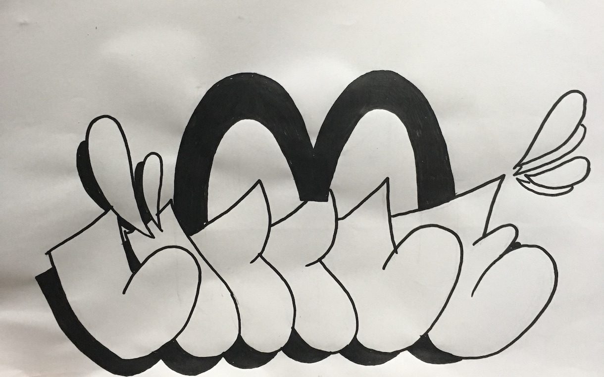 グラフィティgraffiti描きます 1つ1つ1つしかない作品描きます イメージ6