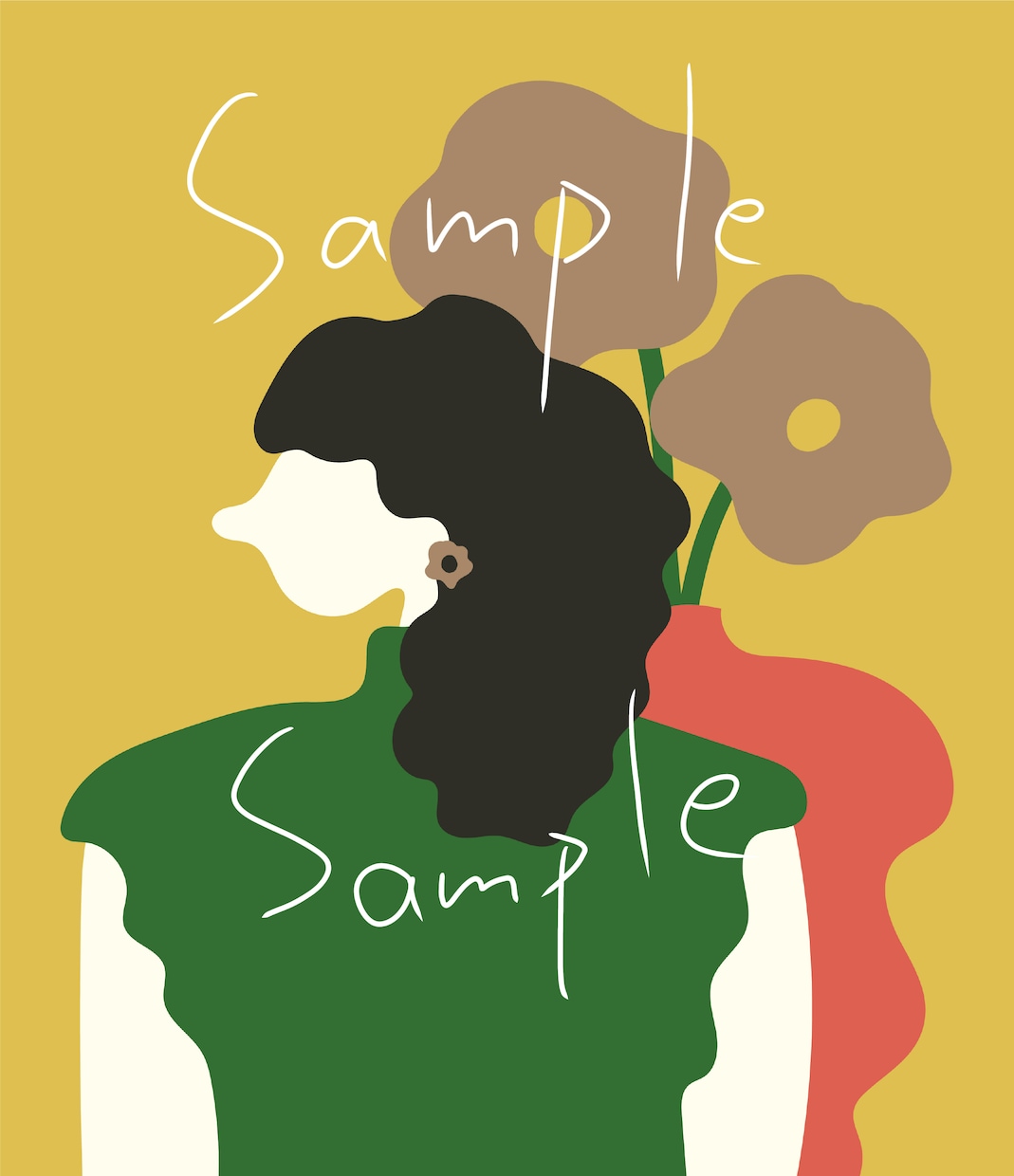 好きなものと植物を掛け合わせたイラストを描きます あなた自身の絵はいかがですか？プロフィールにも使えます！ イメージ1