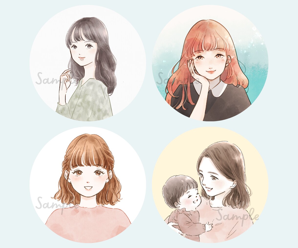フォローされる♡目を引くアイコン・挿絵お描きします 顔出しなしでも「自分らしさ」を表現☆埋もれないアカウントに♪ イメージ5