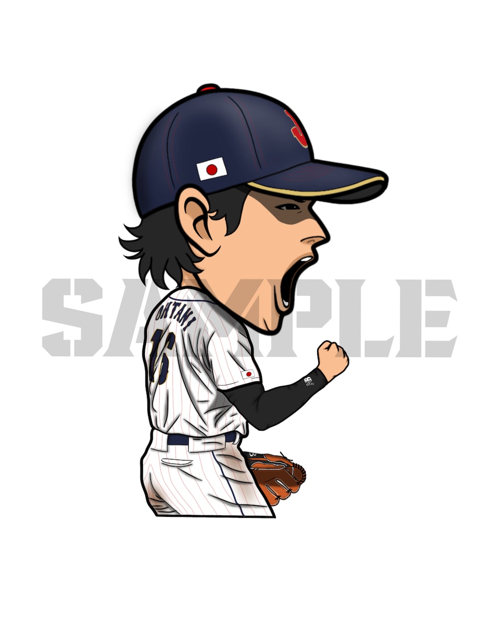 あなただけの野球イラスト⚾️描きます 投げる、打つ、守る、走る、どんなポーズでもイラストにします！ イメージ4
