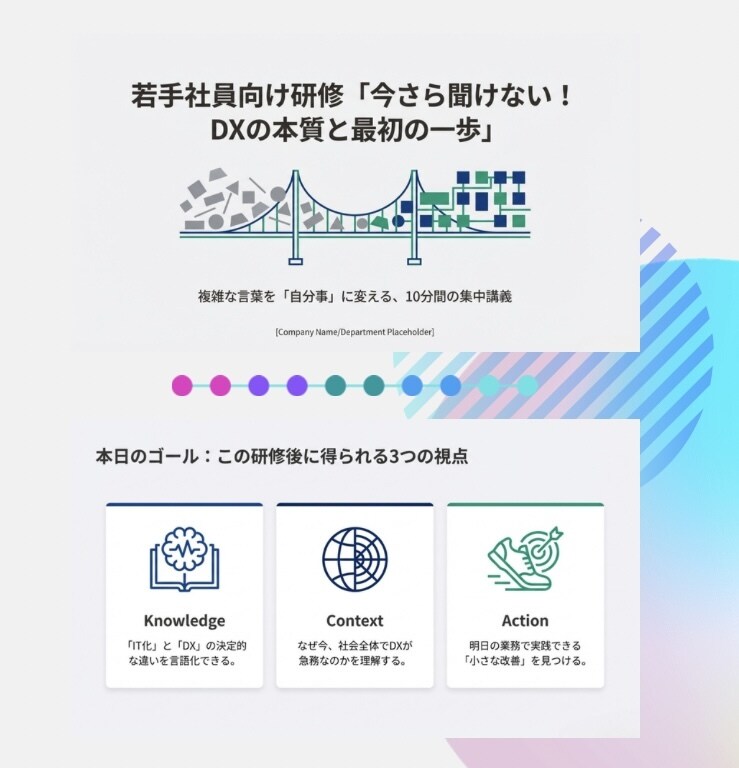 最短24h/編集不要の完成型スライド作成します AI×人の調整で「すぐ使える」資料を低価格で イメージ2