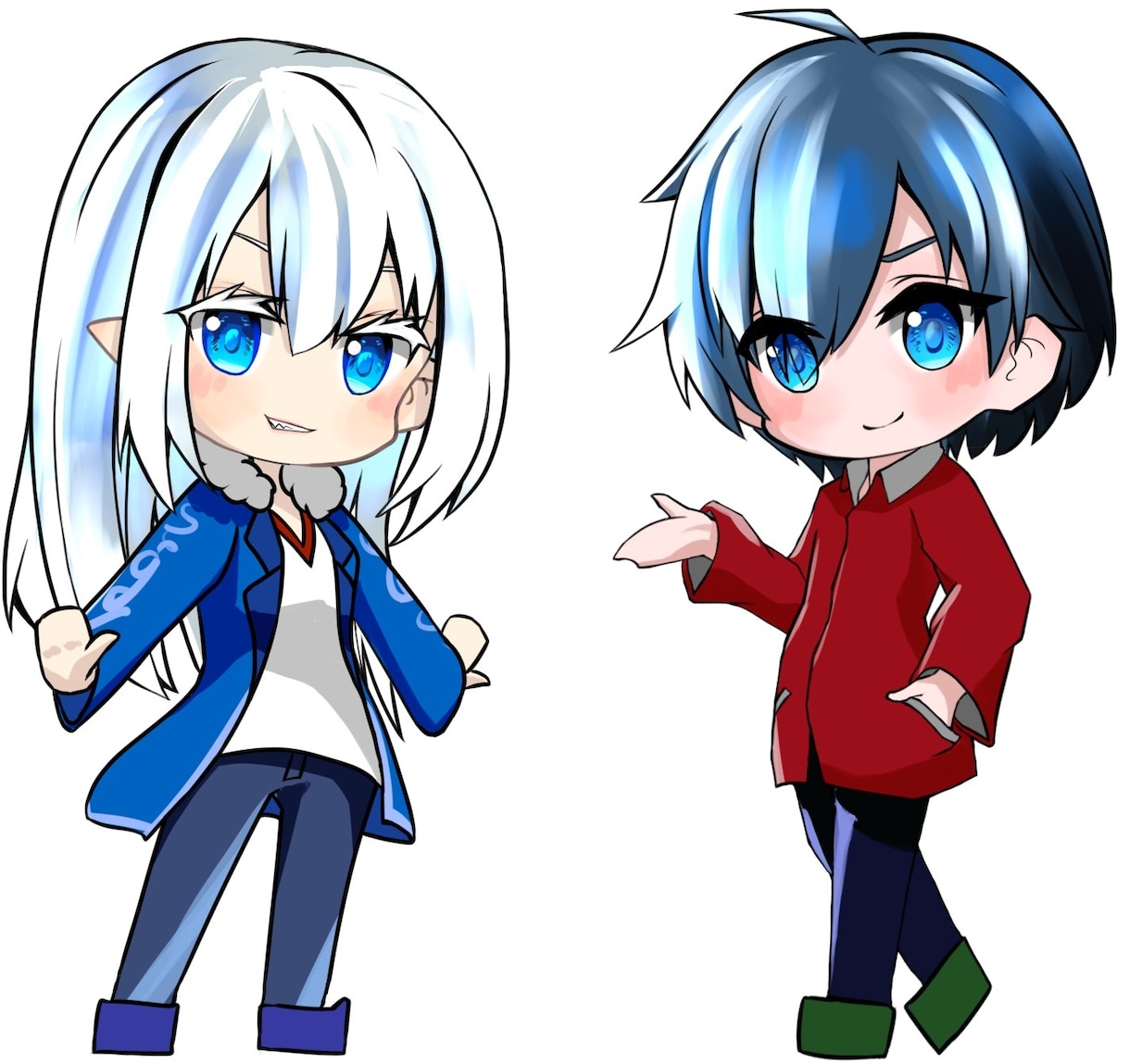 ミニキャラ作ります 落ち着いた色合いのミニキャラ作ります イメージ1